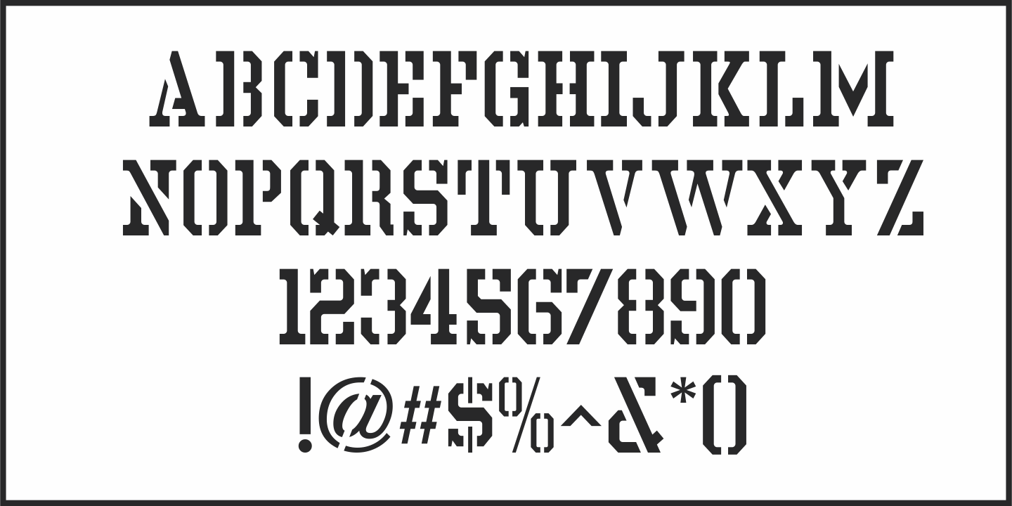 Stencil Chamfer JNL